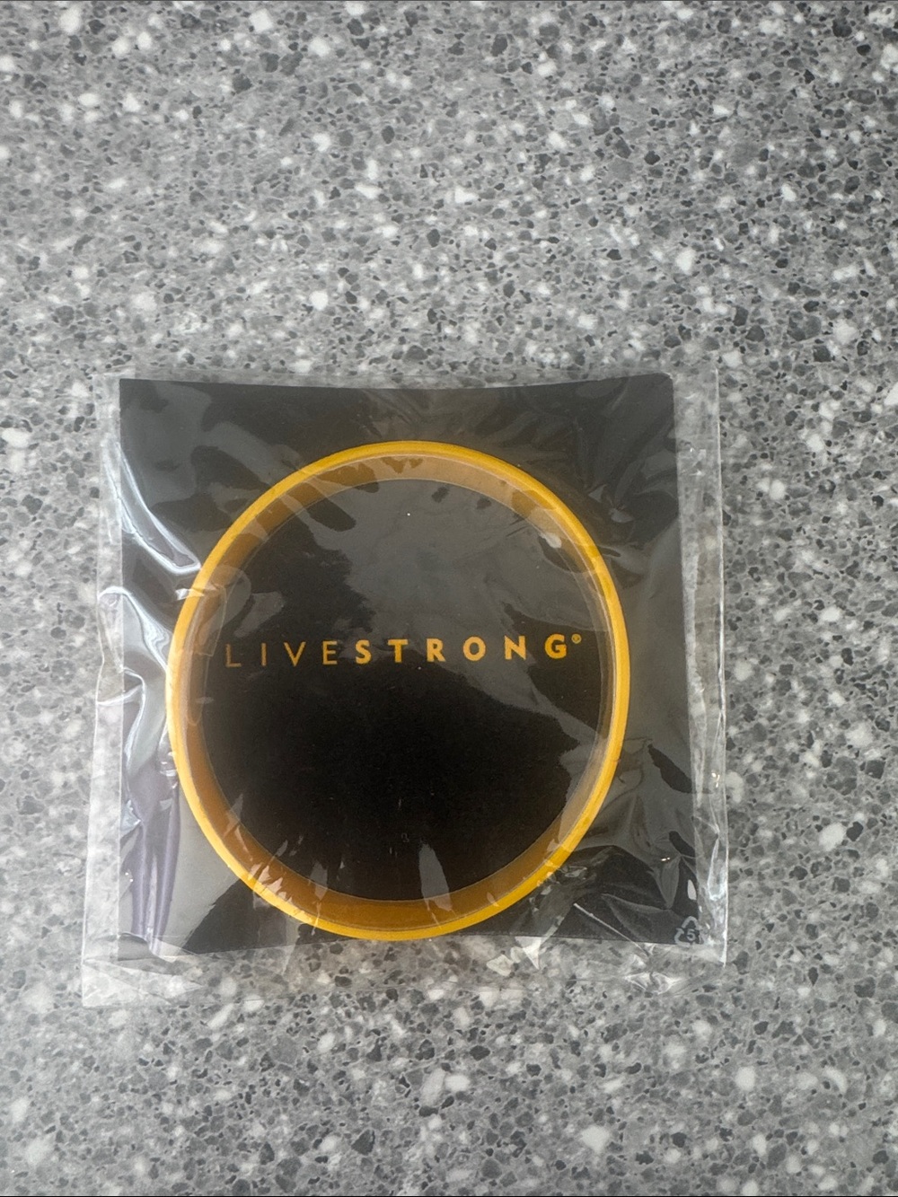 Nike Yellow Livestrong Silicone Wristband